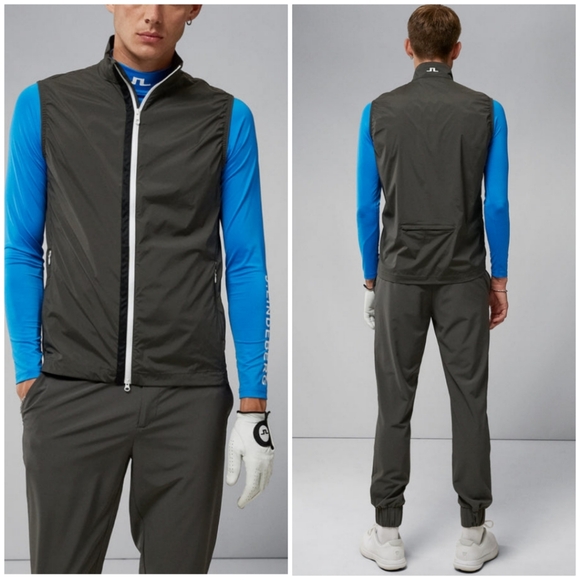J. Lindeberg Light Packable Vest/Volcanic Ash